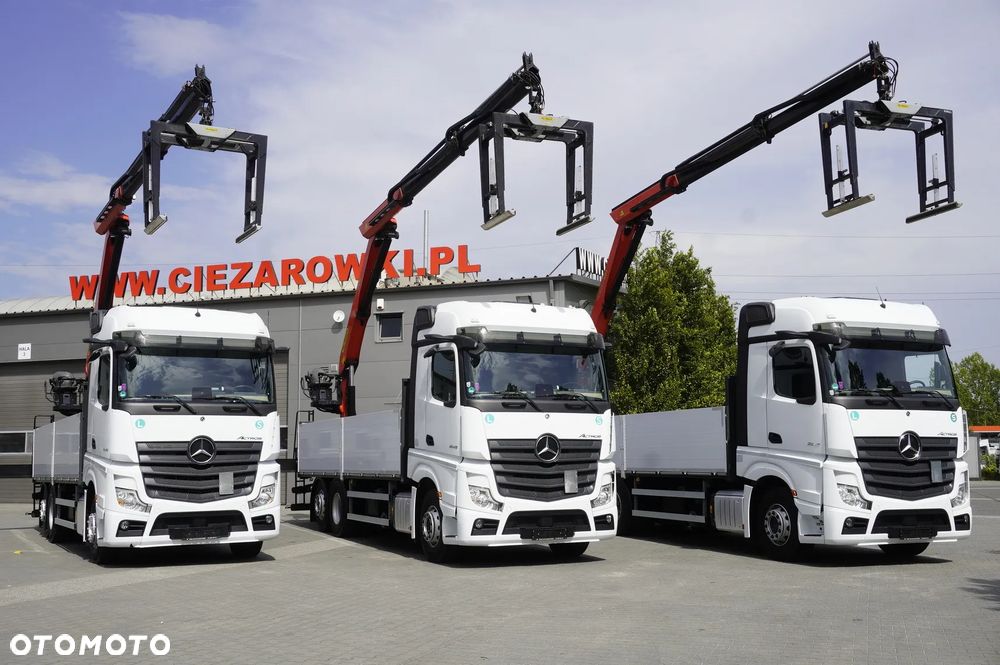 Mercedes-Benz Actros 2545 MP5 / 60 tys. km / HDS Palfinger PK 18.001L SLD A / oś skrętna / 3 szt._259410 - 3