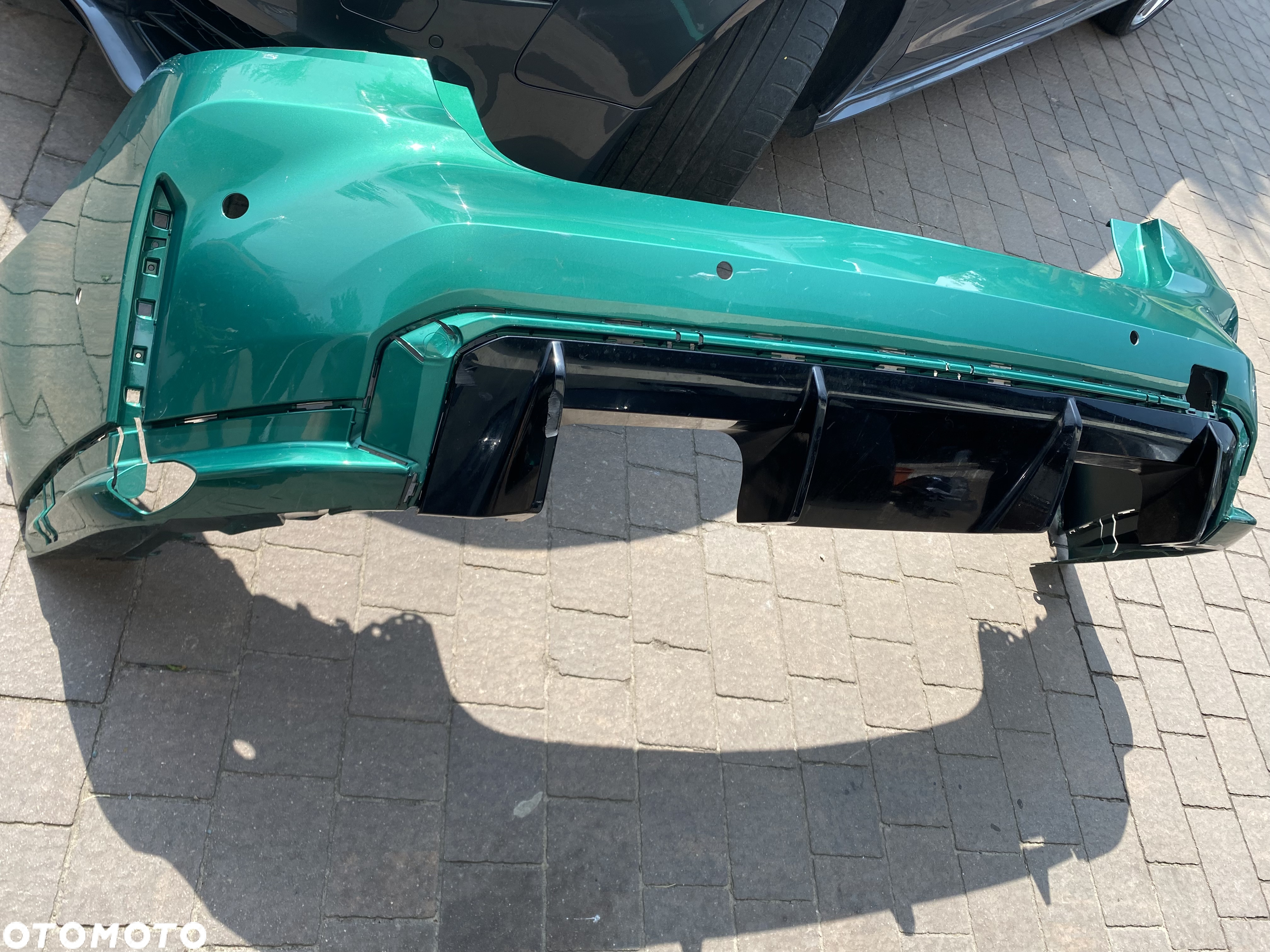 BMW  M3 G80 ZDERZAK TYL MAN GRUEN ORG. - 2