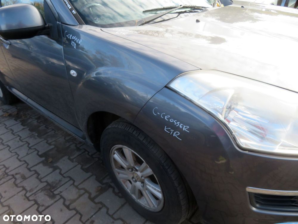 MASKA ZDERZAK BŁOTNIKI LAMPY C-CROSSER  A39 KTR  CITROEN 2007-2012 SZARY PILBARA PRZÓD KOMPLETNY - 12