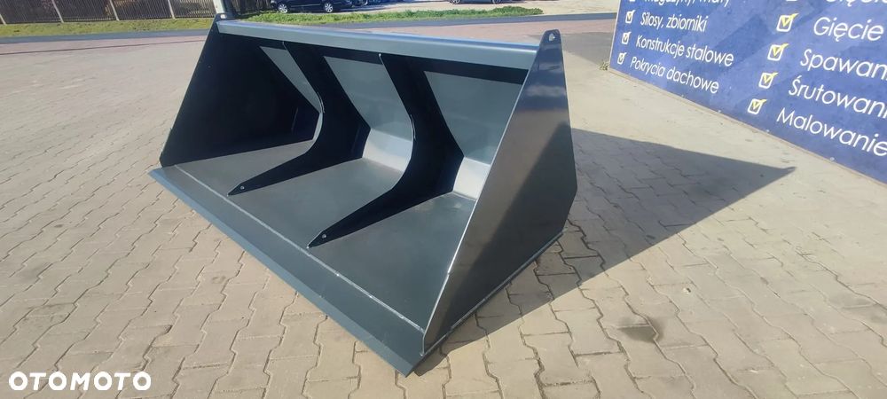 Łyżka, 220 cm, mocowanie JCB, Claas, Manitou, Merlo, Matbro, Dieci, CAT, Case, Schaffer - 1