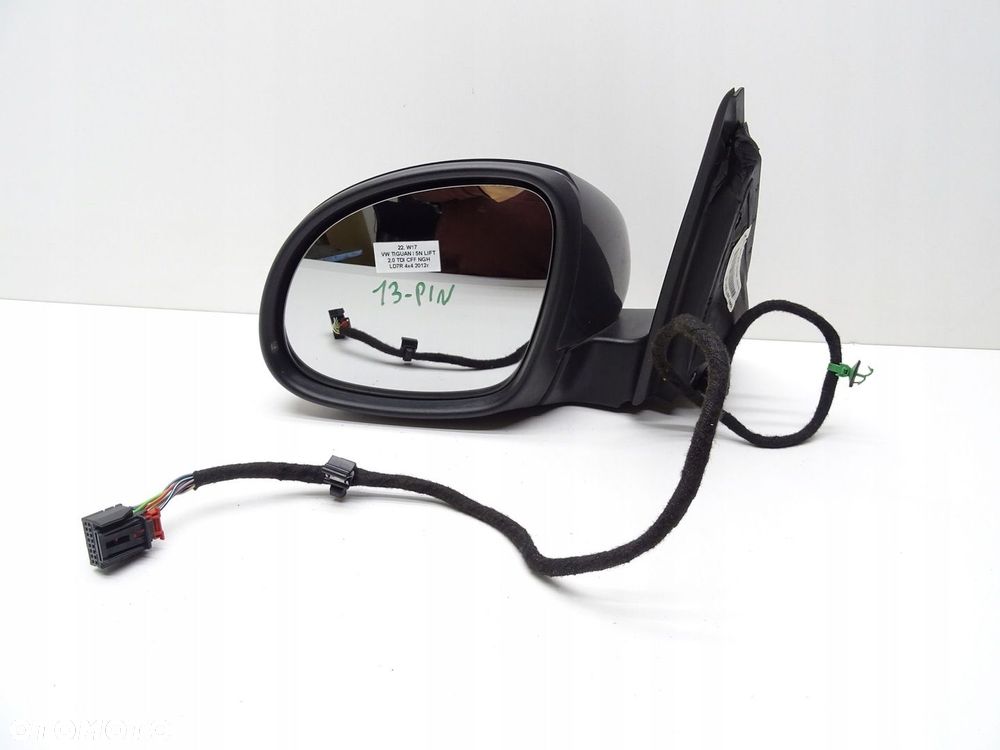 LUSTERKO LEWE LEWY PRZÓD PRZEDNIE VW TIGUAN I 5N LIFT LD7R 13 PIN