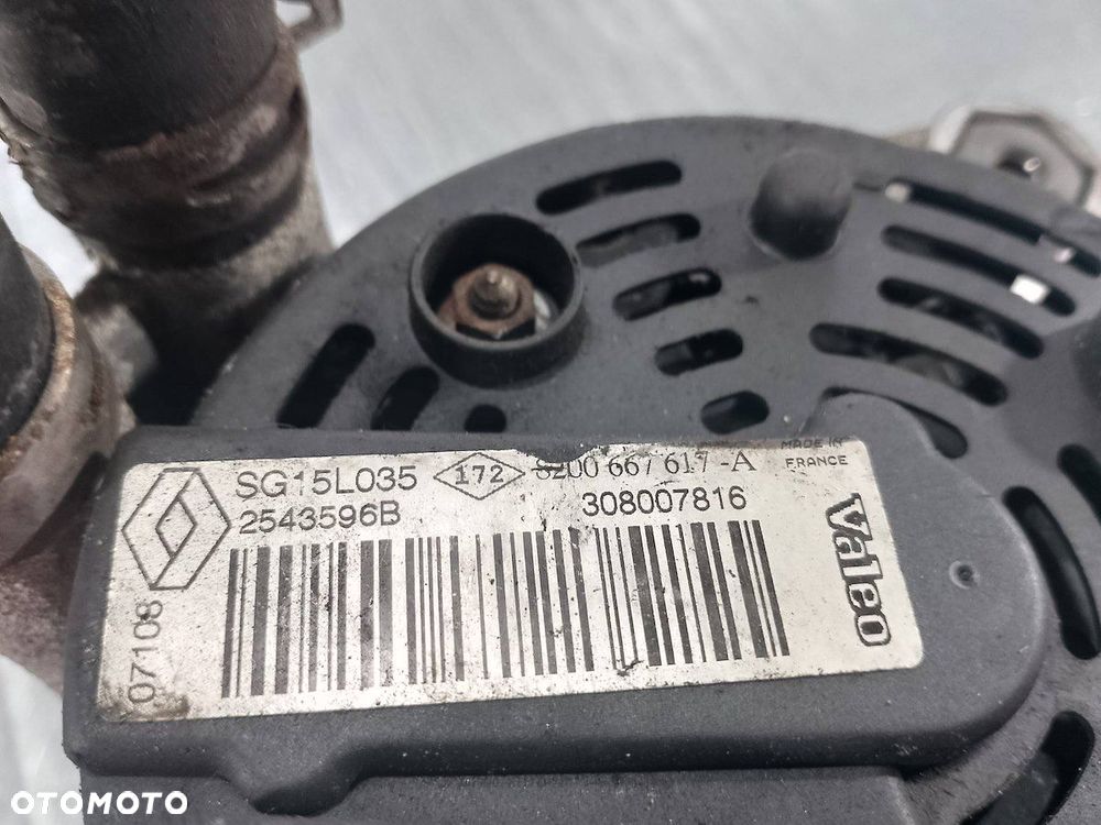ALTERNATOR RENAULT SCENIC II 8200667617-A  2549098 1.9 DCI - 10