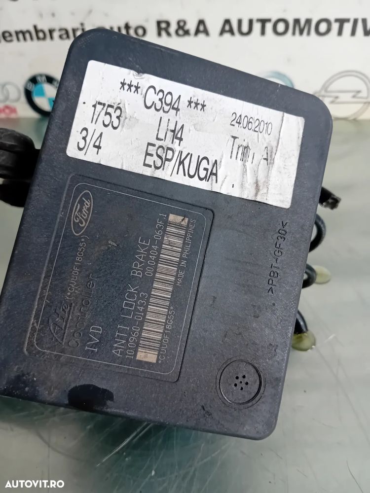 Modul Pompa Unitate ABS Ford Kuga 1 I 2.0 Tdci 4x4 Volan Stanga Cod AV41-2C405-AA An 2008-2013 - 7