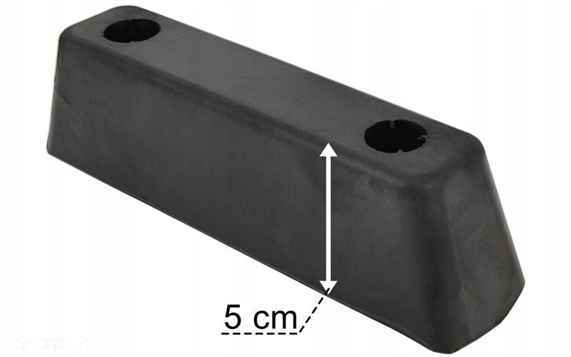 ODBÓJ ODBOJNIK GUMOWY NACZEPY PRZYCZEPKI 210x50x50 2 OTWORY - 2