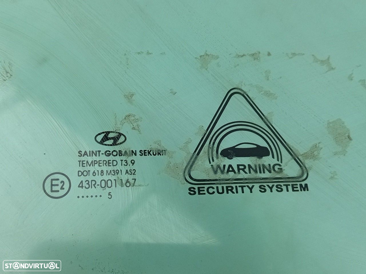 Vidro porta frente direita HYUNDAI i30 (GD) - 2
