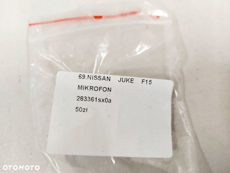 nissan juke f15 mikrofon 283361sx0a - 5