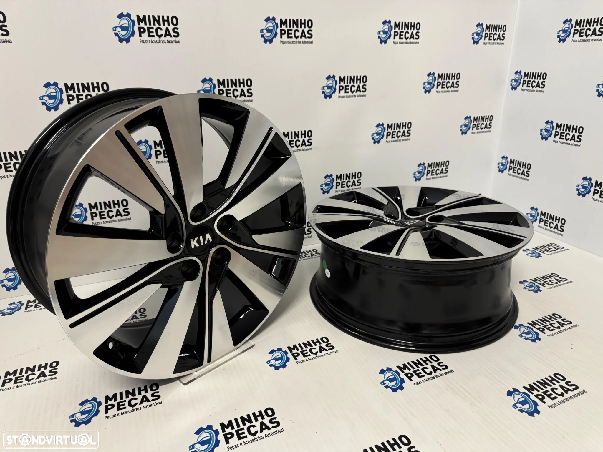Jantes Kia Sportage em 19 (5X114.3) Preto Polido - 6