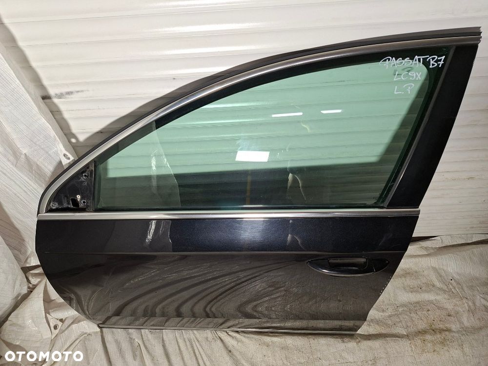 VW PASSAT B7 3AA kombi drzwi lewe przód tył przednie tylnie czarny LC9X - 3