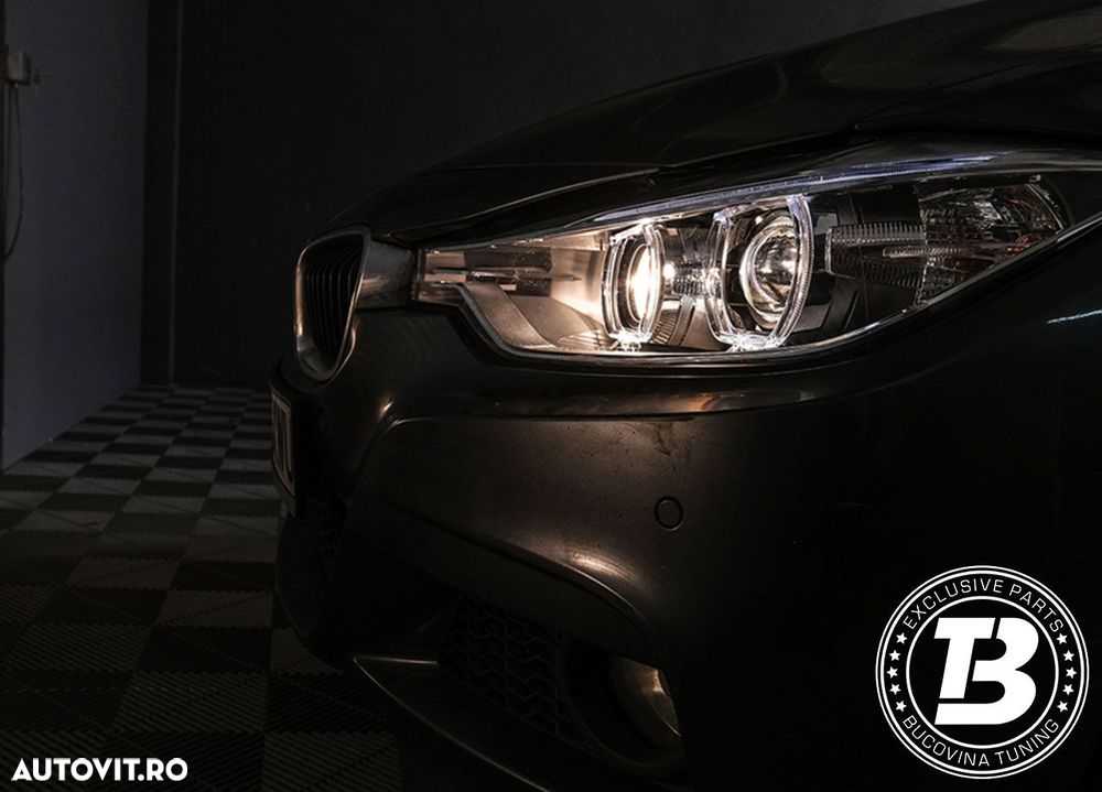 Faruri LED Angel Eyes compatibile cu BMW Seria 3 F30 F31 - 16