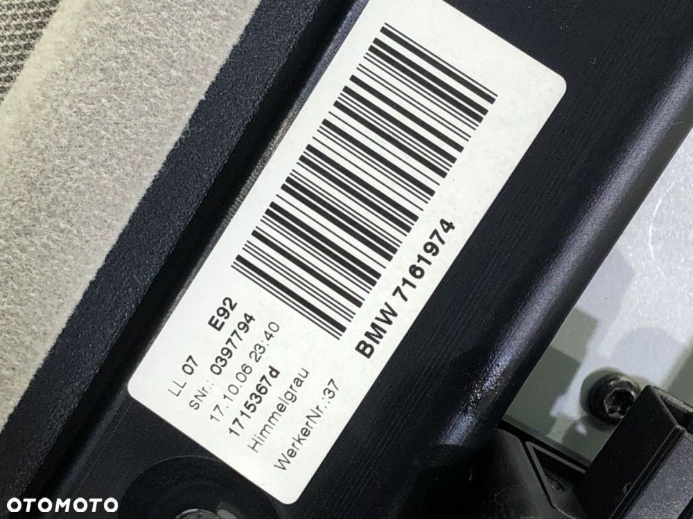 SZYBERDACH  BMW 3 coupe (E92) 2005 - 2013 330 i 200 kW [272 KM] benzyna 2006 - 2010 7161974 - 8