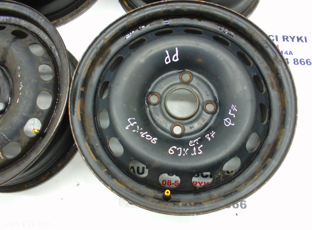 Audi Felgi Felga stalowa  6Jx15 4x108 et 37 Lublin - 3