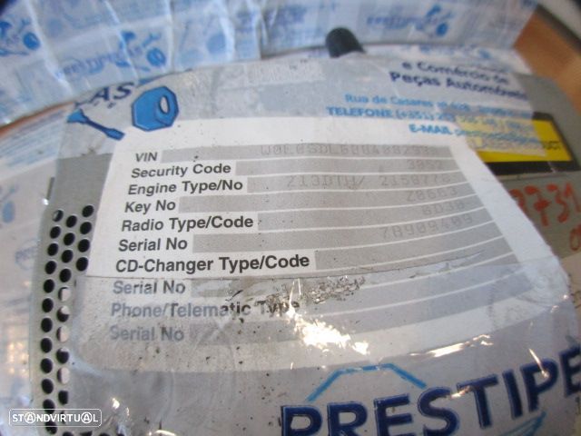 Radios 497316088 13254183 OPEL CORSA 4 D FASE 1 2008 1.3CDTI 90CV 5P CINZENTO DELPHI GM CD30MP3 - 6