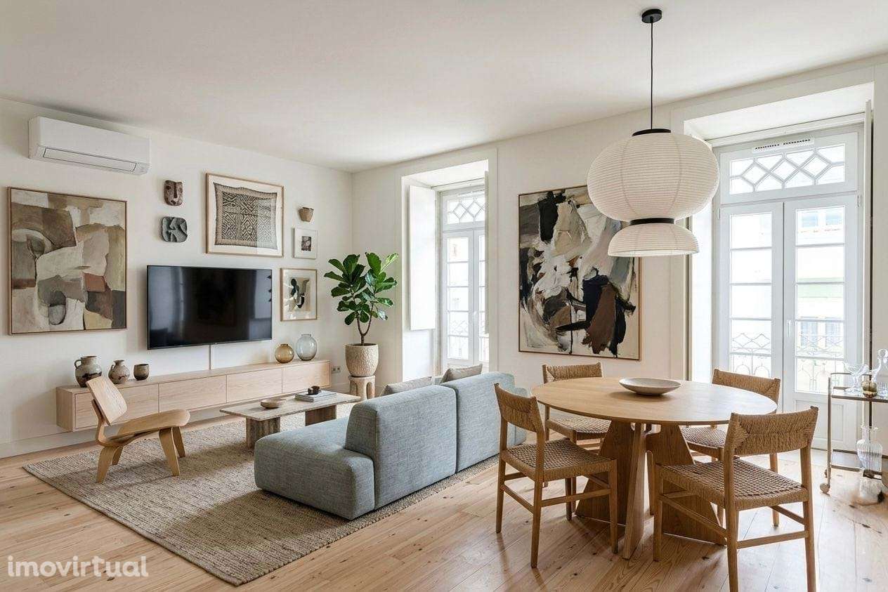 Apartamento T2 | Prédio de Charme Reabilitado | Arroios – Lisboa - Grande imagem: 3/20