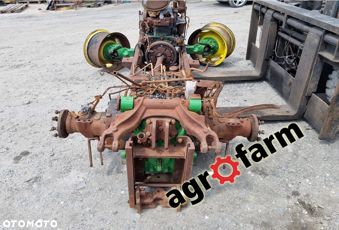 John Deere 5100 M silnik skrzynia oś most zwolnica zawór - 2