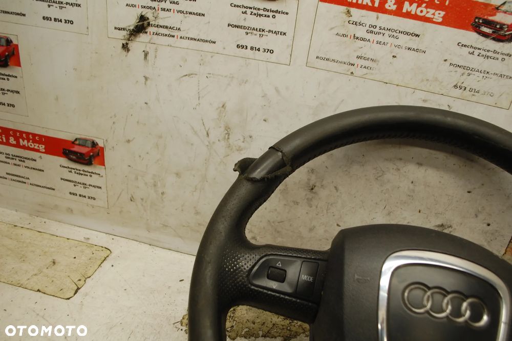 KIEROWNICA MULTIFUNKCYJNA SKÓRA PODUSZKA AIRBAG 8P0419091BL 8E0880201 AUDI A4 B7 - 2