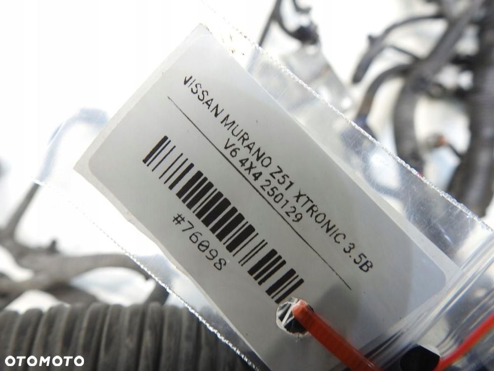 WIĄZKA INSTALACJA SILNIKA NISSAN MURANO Z51 3.5 V6 VQ35DE - 5