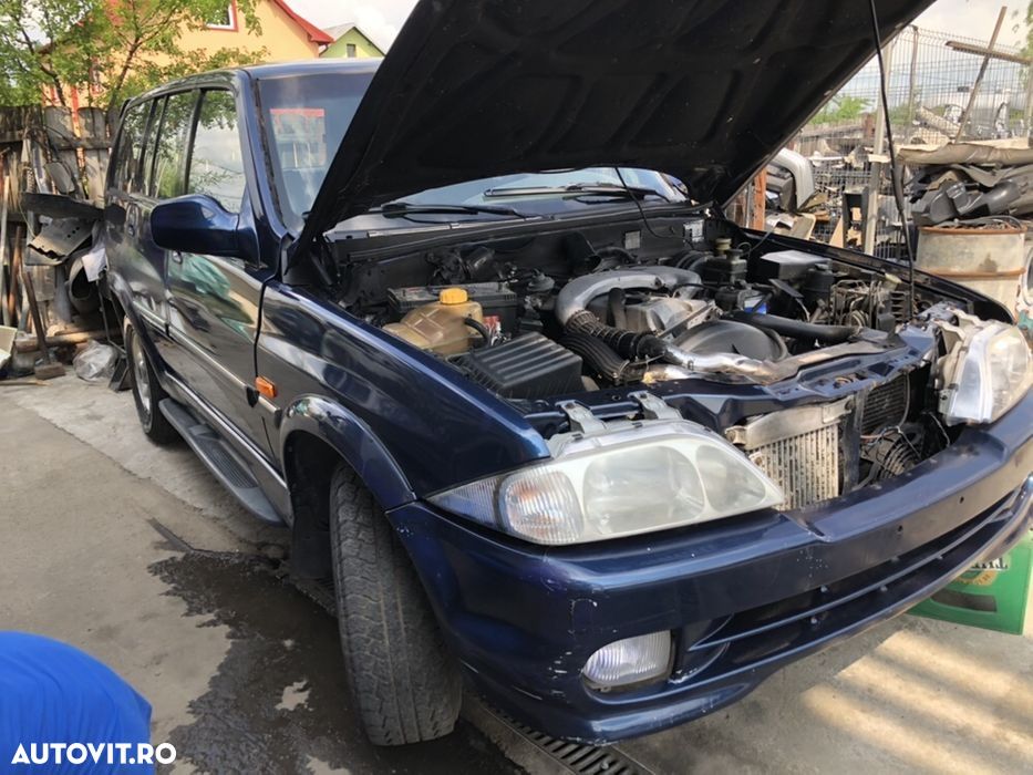 Compresor climă Ssang Yong musso daewoo 2.9 td mercedes D29M Om602 cutie manuala 5 trepte bara fata capota fără stop geam usa - 1
