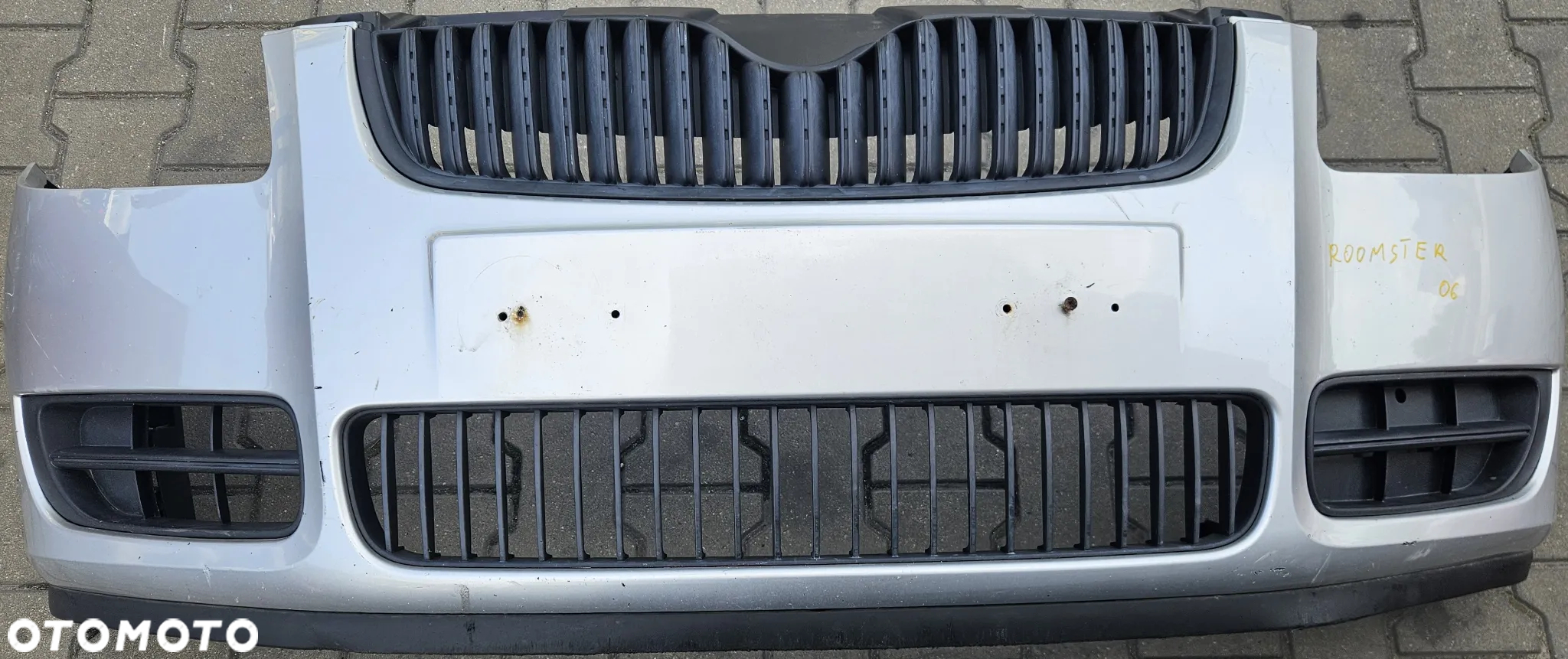 Skoda Fabia II 2 Roomster  zderzak przód przedni grill - 2