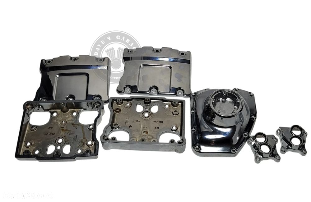 Rockerboxy ryjek osłony hydrosów Harley Davidson Twin Cam 17543-99A 17571-99 25362-01B - 1