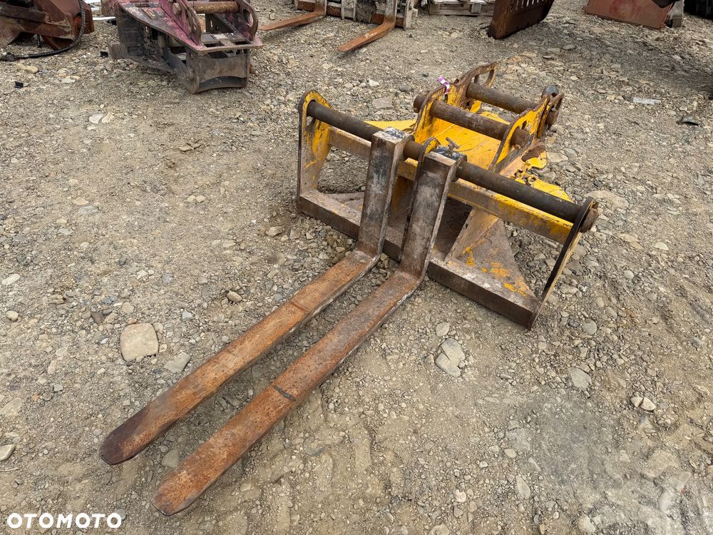 Widły do palet złącze Miller 65mm, 80mm do koparki koparka paletowe paleciak - 3