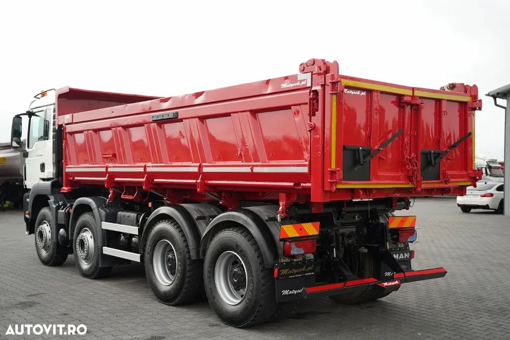 MAN TGS 35.400 / 8X4 / BASCULATOR CU 2 LATE / HIDRODECKER / MEILLER / AUTOMAT - 14