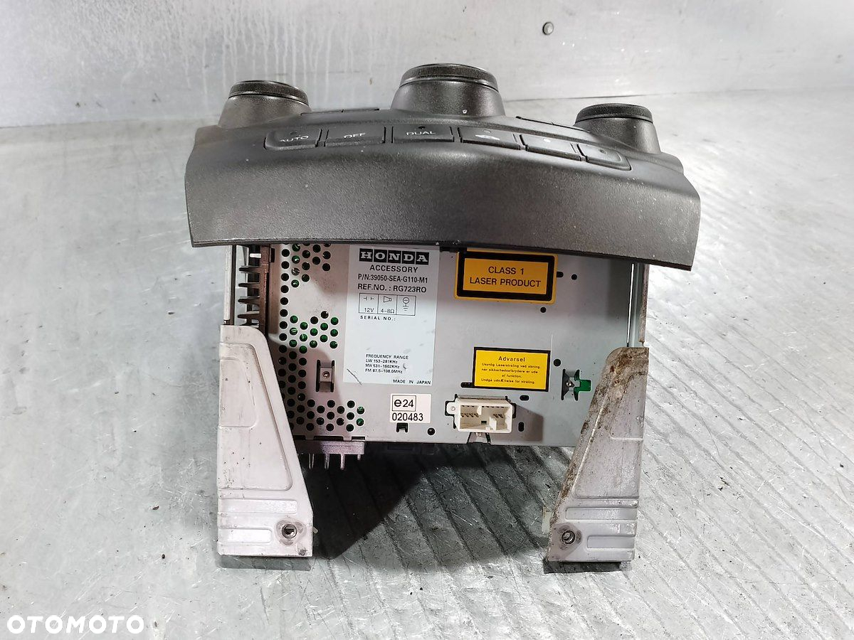 RADIO CD HONDA ACCORD VII 39050-SEA-G110-M1  RG723R0 - 6