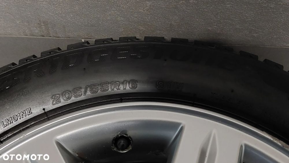 4 X ALUFELGI ALUMINIOWE Z OPONAMI ZIMOWYMI VOLVO V50 6,5J X 16 X 52,5  NR 8665466 OPONY 205/55 R16 - 6