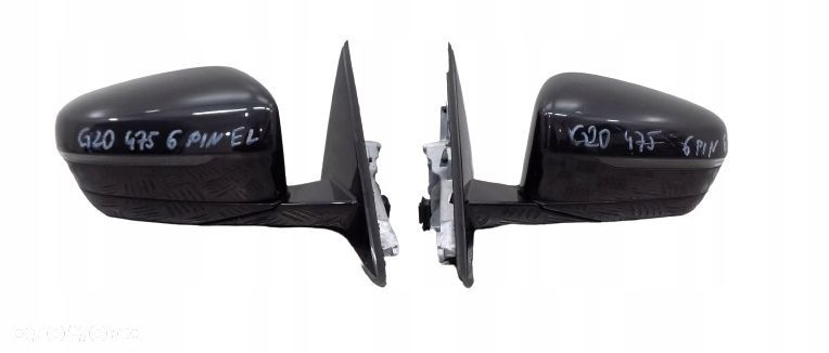 BMW 3 G20 G21 LUSTERKO PRAWE LEWE 475 6PIN SHADOW - 1