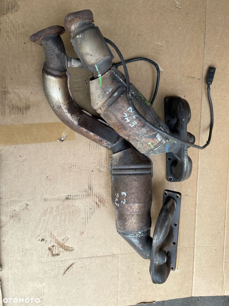kolektor wydechowy katalizator bmw e46 2.0 2.3 2.8 i m52 tu komplet - 1