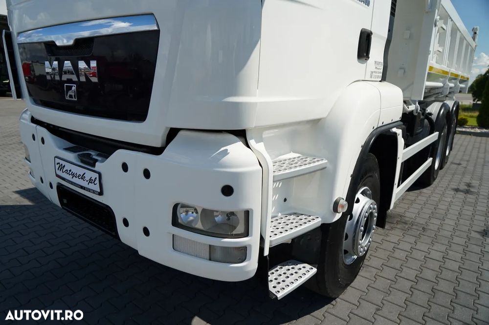 MAN TGS 33.400 / 6X4 / BASCULĂ CU 2 LATE / BASCULĂ CU HIDRODOXIE / BORDMATIC / MEILLER KIPPER / EURO 5 - 18