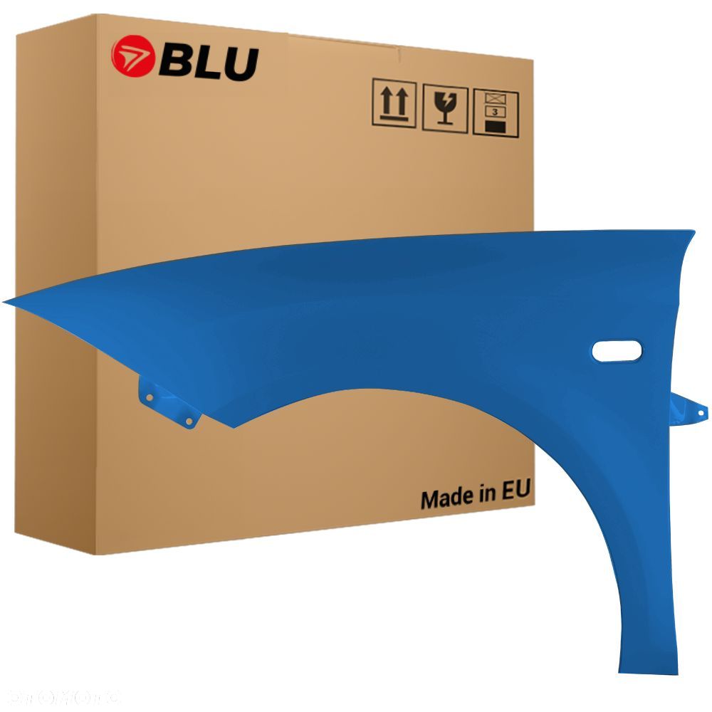 BLU Błotnik SEAT LEON II 2 1P1 LZ5F Lewy Niebieski 2005-2012 przód SprintBlau - 1