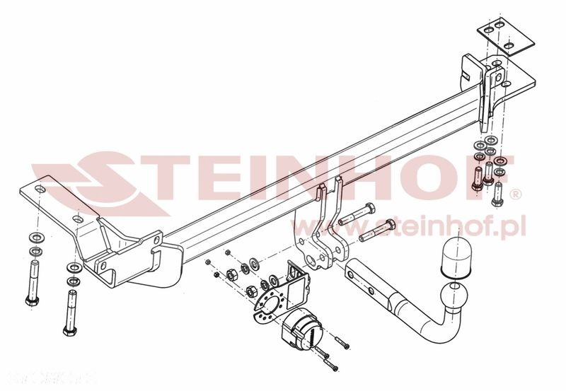 Hak holowniczy + MODUŁ 7PIN do Land Rover Range Rover Evoque L538 - 2