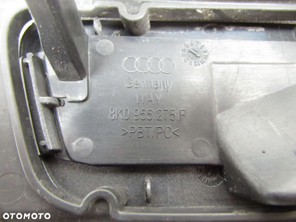 AUDI A4 B8 LIFT 11-15 ZASLEPKA SPRYSKIWACZA LAMPY XENON LEWA 8K0955275F 8K0807787F - 6
