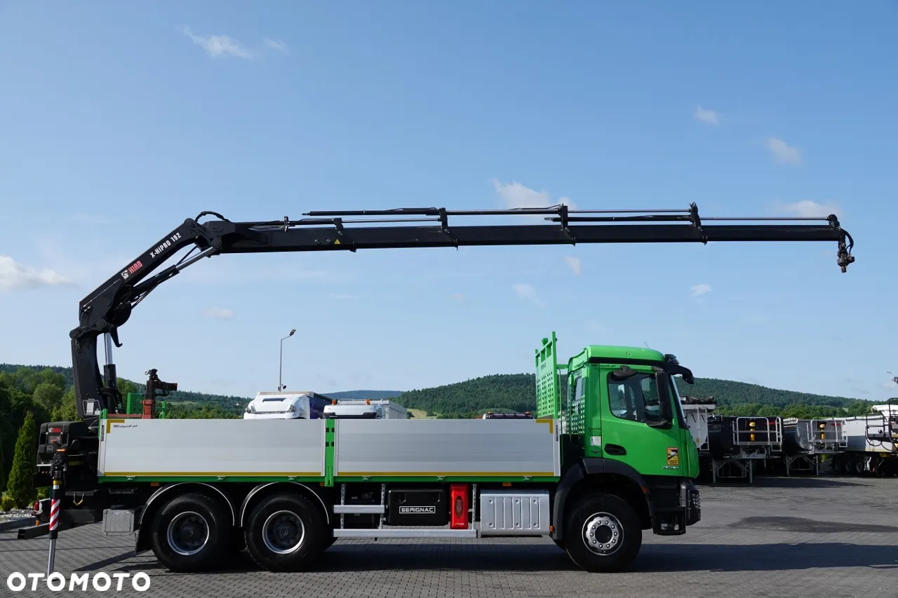 Mercedes-Benz AROCS 2636 / 6x4 / SKRZYNIOWY- 6,5 M / + HDS HIAB 4x wysów: 13 m / EURO 6 / STEROWANIE RADIOWE /OPONY 100 % - 3