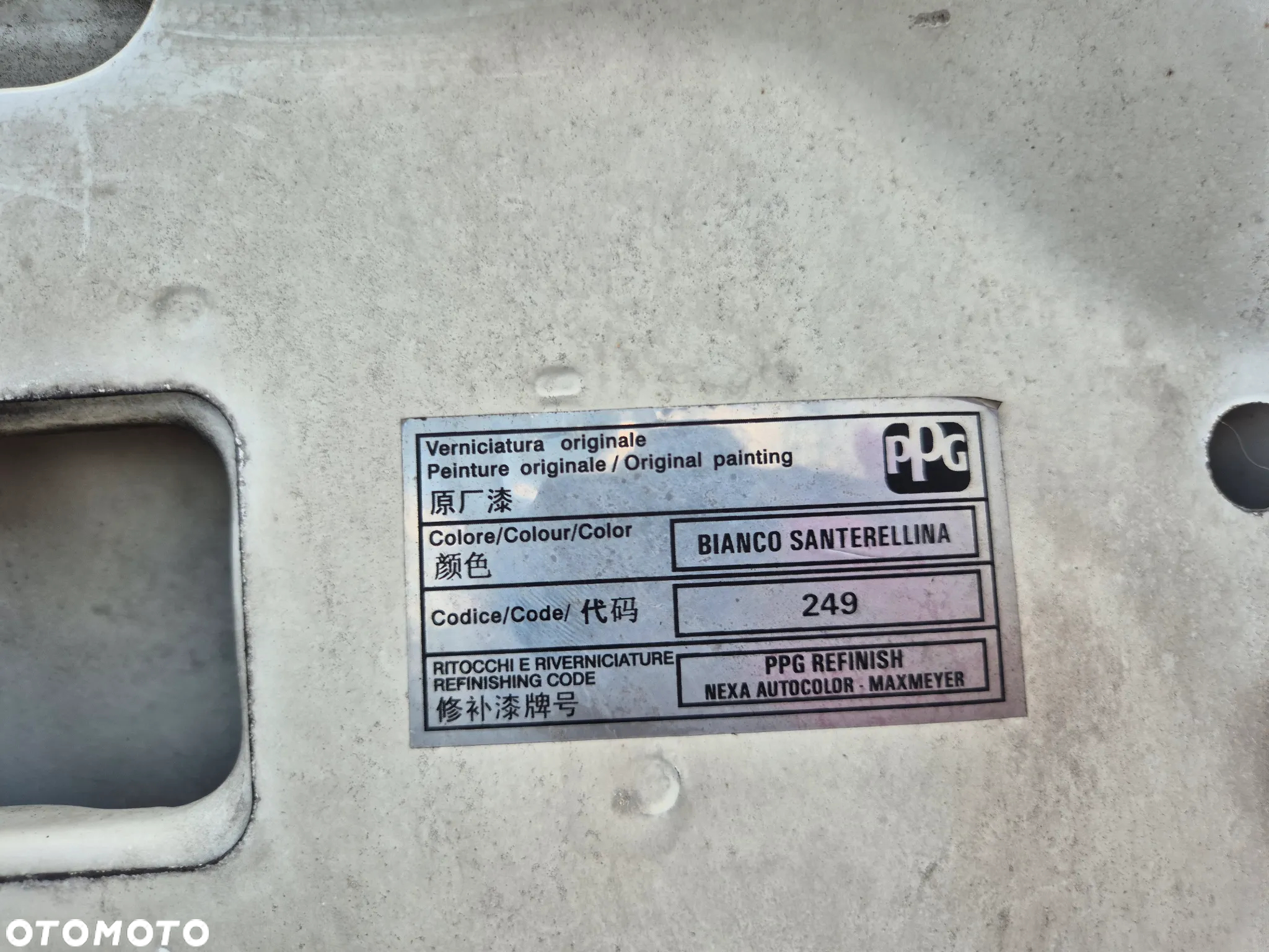 Maska pokrywa silnika Fiat Grande Punto Evo 249 - 5