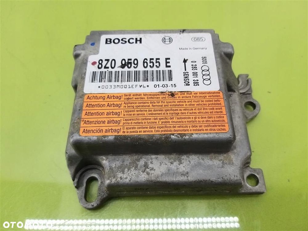 Sensor AIR BAG Audi A2 1999-2005 8Z0959655E 0285001385 ORYGINAŁ - 1