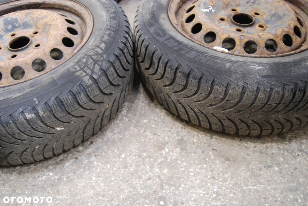 FELGI STALOWE + OPONY ZIMOWE 1K0601027C 5X112 ET47 6J VW GOLF V TOURAN 195/65R15 - 6