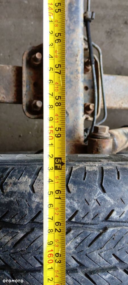 OŚ BELKA ZAWIESZENIA TYŁ + RESORY + KOŁA NA PRZYCZEPKĘ PEUGEOT BOXER I - 6
