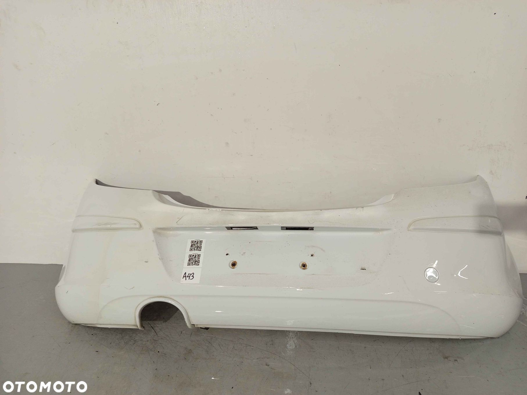 + ZDERZAK TYŁ TYLNY DO OPEL CORSA D Y474 Z40R BIAŁY - 1