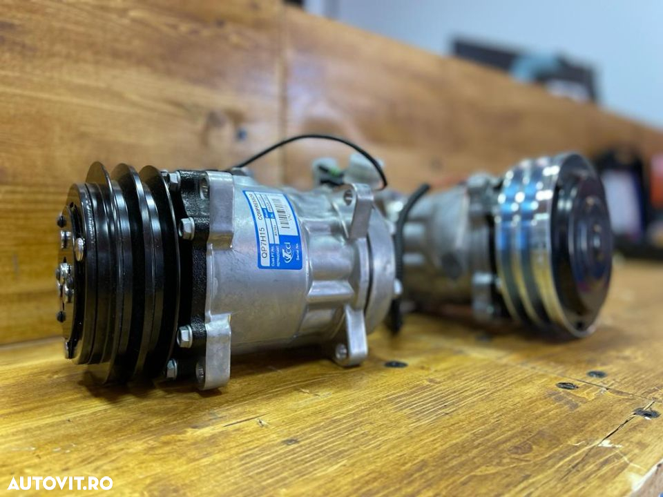 Compresor clima / aer conditionat  pentru tractoare combine utilaje agricole industriale - 3