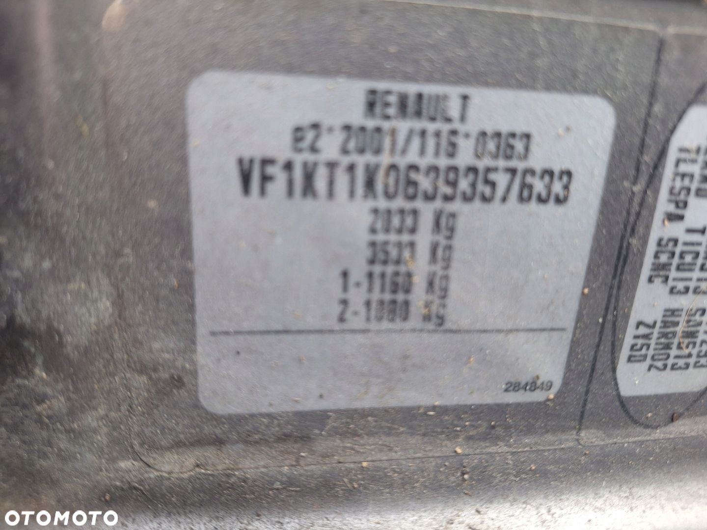 RENAULT LAGUNA 3 III KOMBI Grandtour PÓŁKA ROLETA BAGAŻNIKA JASNA - 6