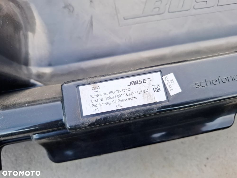 Głośnik Głośniki BOSE Zestaw Lub Na Sztuki Audi A6 C6 4F9 4F0 - 8