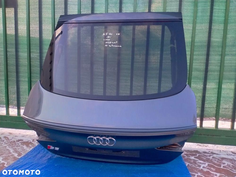 Audi S5 A5 F5 8W Sportback LZ7S Klapa Bagażnika Spoiler Szyba / Oryginał - 1