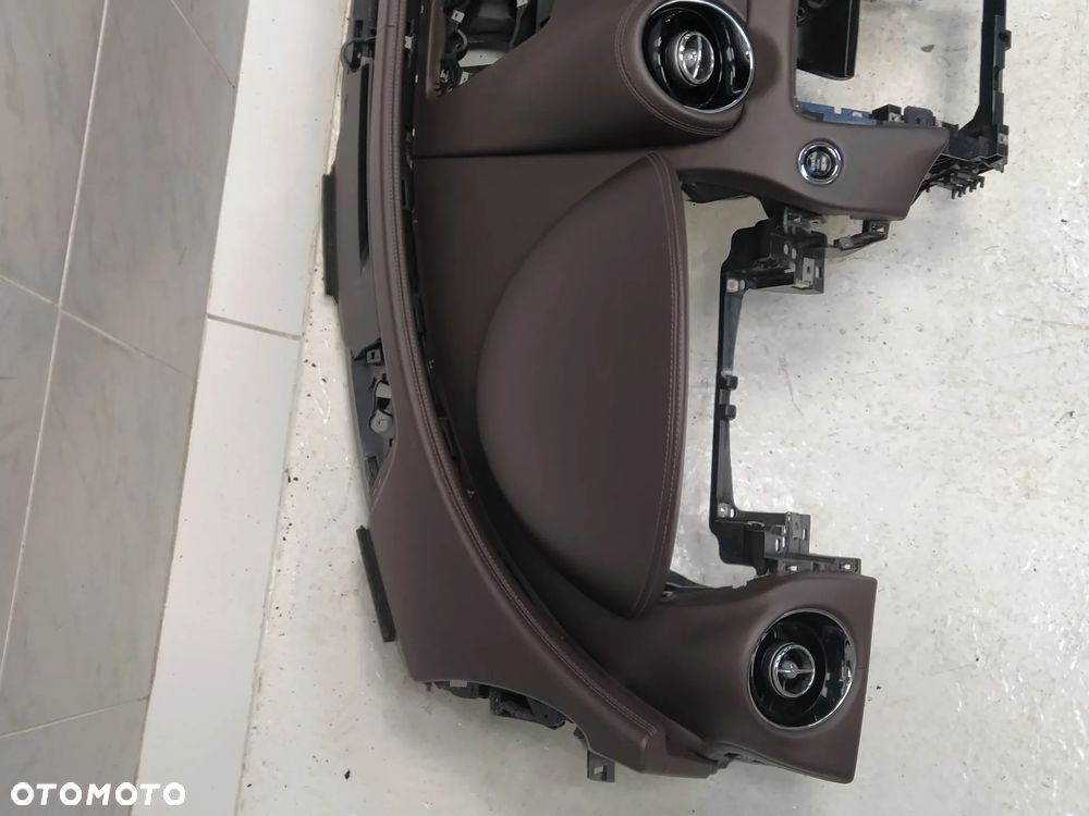 JAGUAR XJ X351 DESKA KONSOLA KOKPIT PODUSZKA POWIETRZNA AIRBAG PASAŻERA KIEROWNICY ZAPINKA NAPINACZ PASÓW BEZPIECZEŃSTWA BRĄZOWA ORYGINAŁ - 34