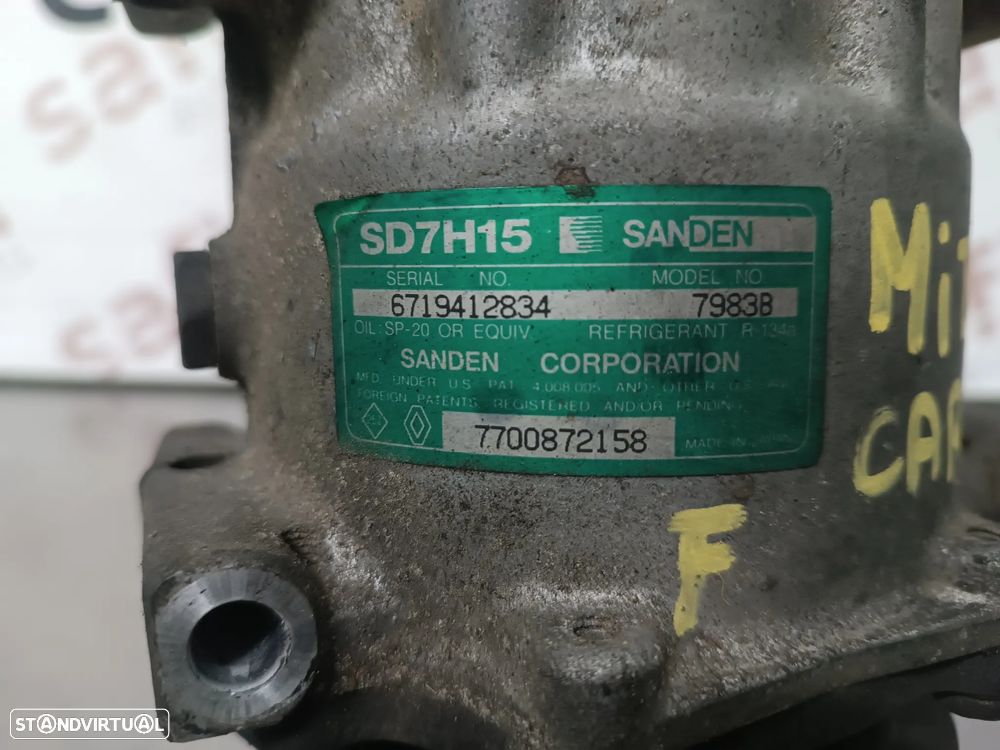 COMPRESSOR DO AC VOLVO V40 / MITSUBISHI CARISMA 1.9TD REF. 7700872158 7983B - 7