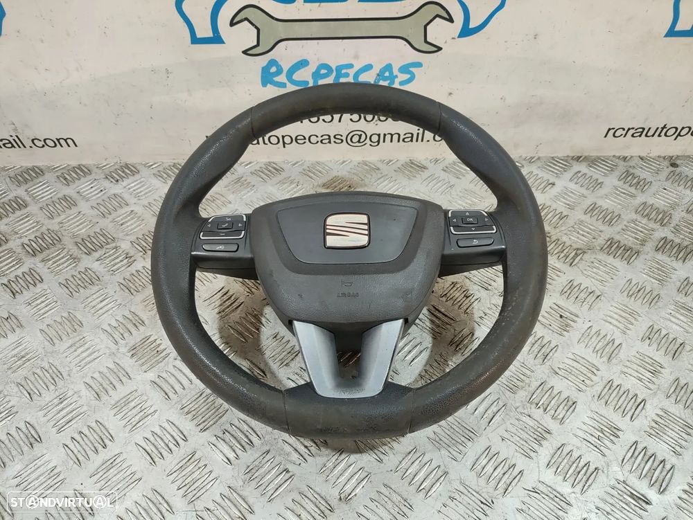 Volante Completo Pele Seat Leon 1P Multifunções - 1