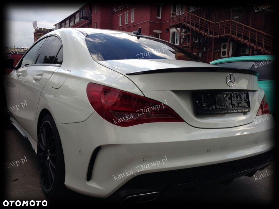 MERCEDES CLA C117 SPOILER LOTKA NA KLAPĘ PODKŁAD! - 10