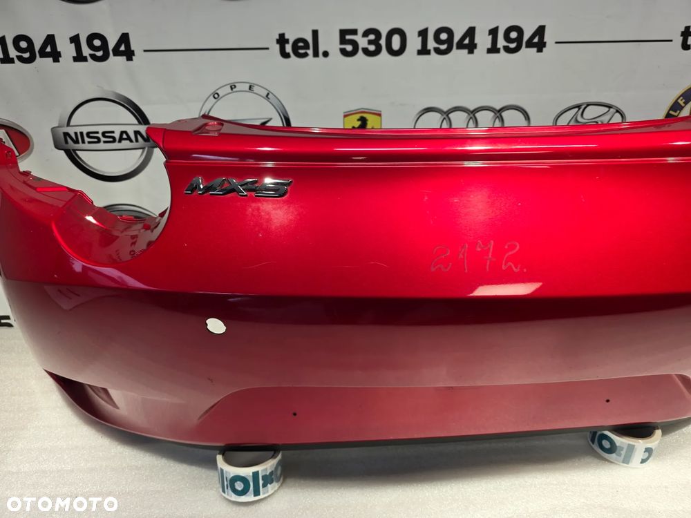 MAZDA MX-5 MX5 IV 15- ŁADNY ZDERZAK TYLNY TYLNI TYŁ NA 4xPDC NR N243-50221 NR AUKCJI NZ2172 - 15