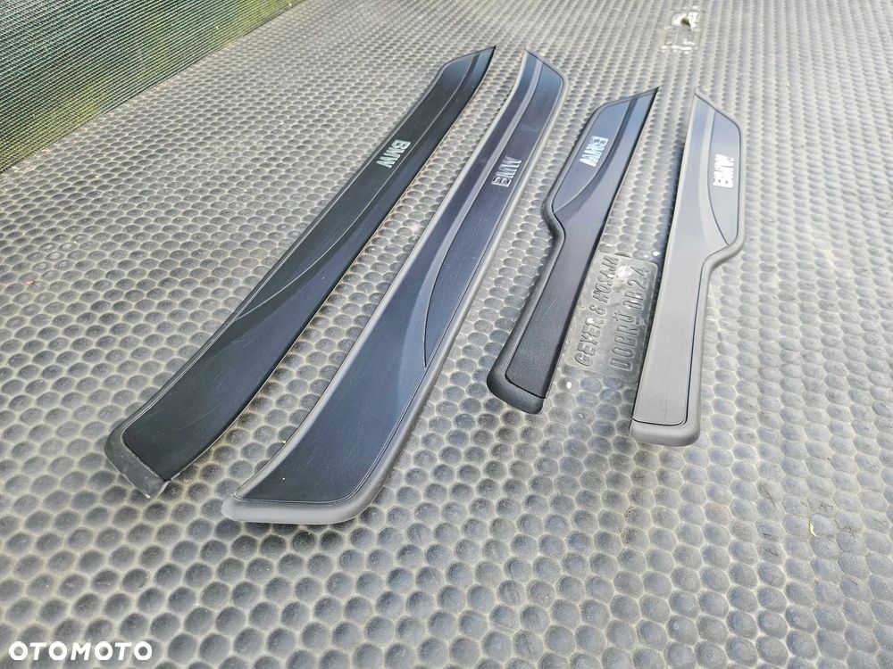 Listwa Listwy Progowe Ozdobne Drzwi Nakładki Komplet Przód Tyl BMW 3 E90 E91 - 3