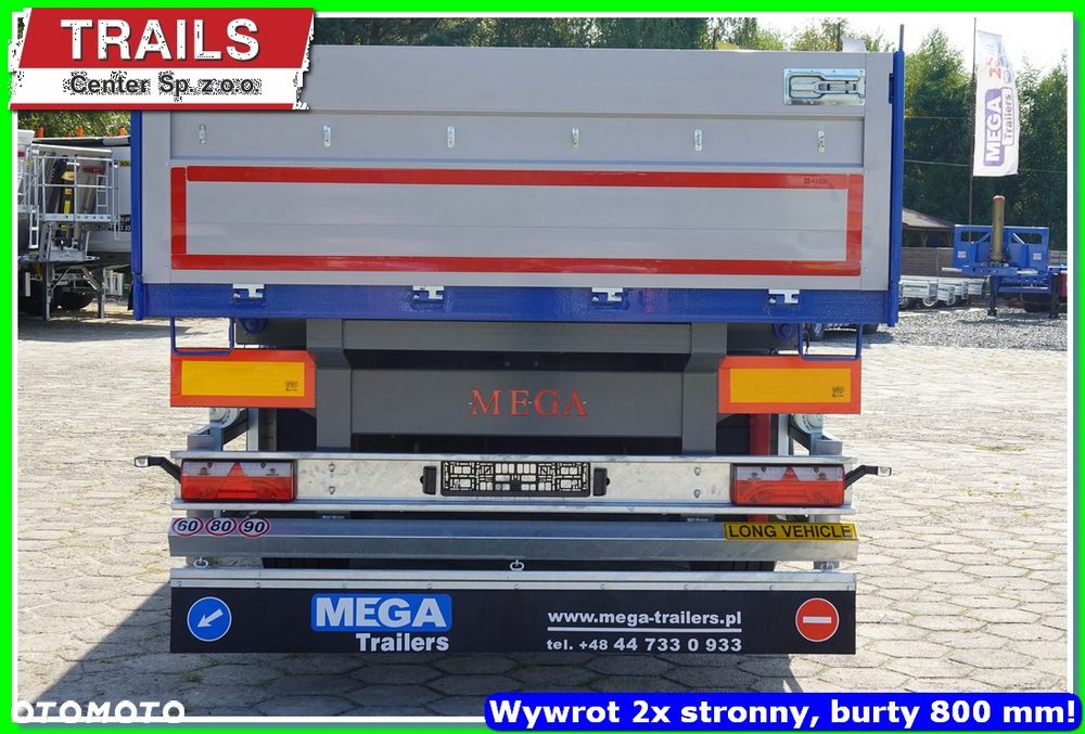 Inny Wywrotka 2x strony, platforma 12,60 m, burty ALUM 600/800 mm !!! - 14